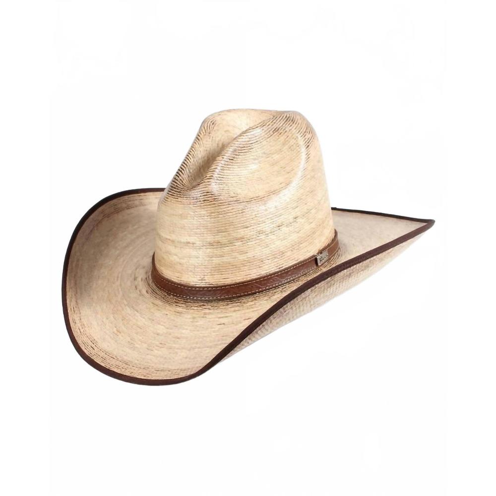 NEW ATWOOD men's trail rider burnt cowboy hat in distressed tan